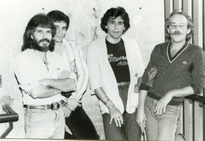 Alfredo Escalante, Joffre Maestracci,  Iván Loscher  y Plácido Garrido