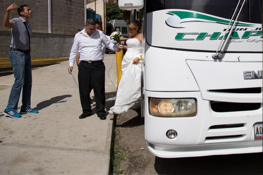 Autobus Matrimonio Novia