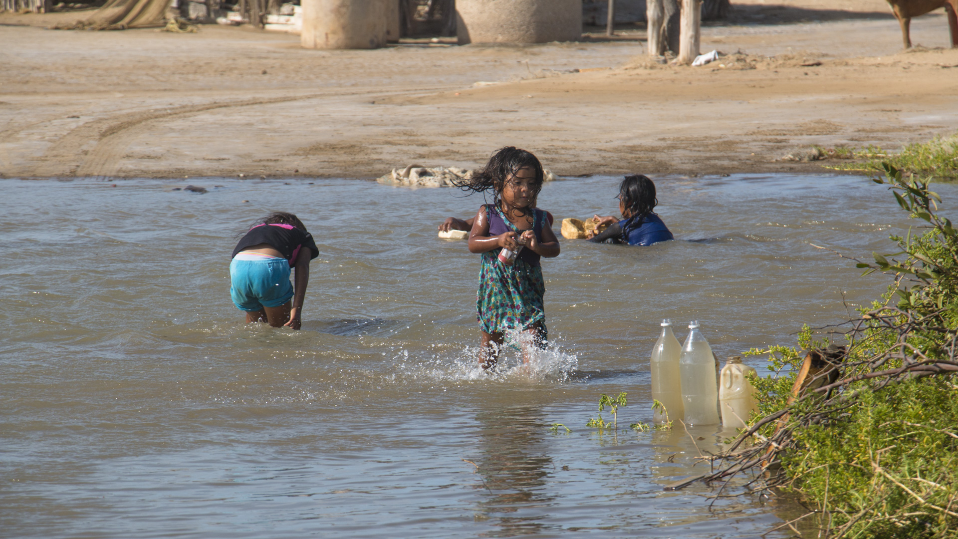 Caño Sagua en el Caribe guajiro. 02.08.2016 Fotografía: Dagne Cobo Buschbeck.