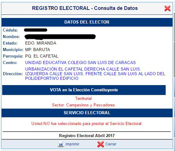 Consejo Nacional Electoral43