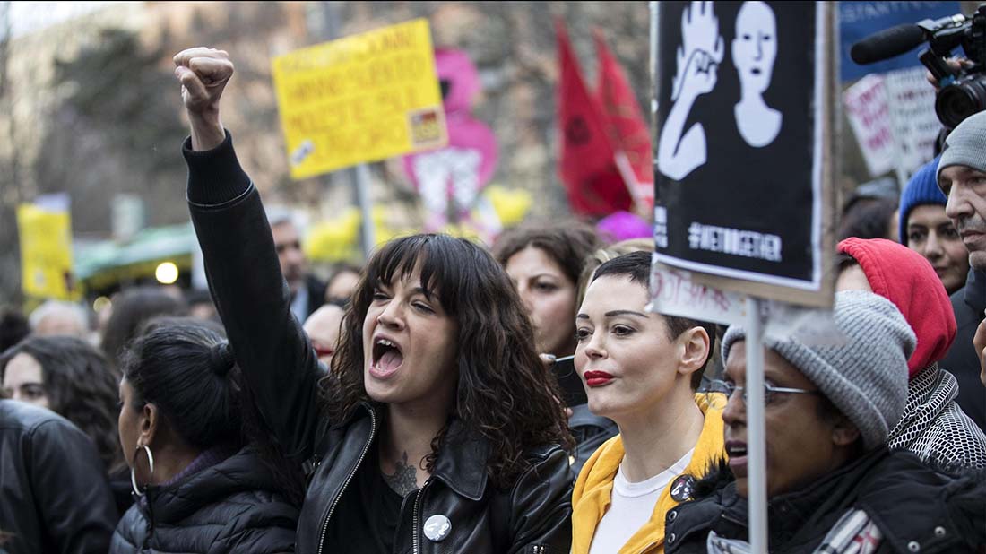 Celebraciones del día internacional de la mujer en Roma