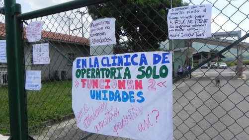Protesta en la Universidad de Carabobo