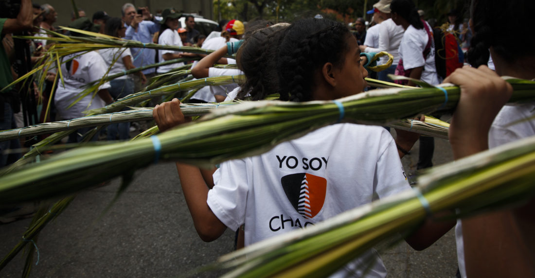 Palmeros de Chacao mantendrán su tradición con otra forma