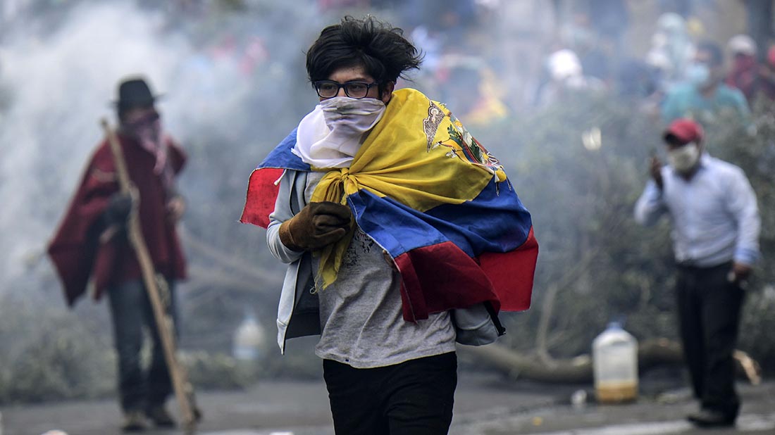 ECUADOR-ECONOMY-IMF-OIL-PROTEST