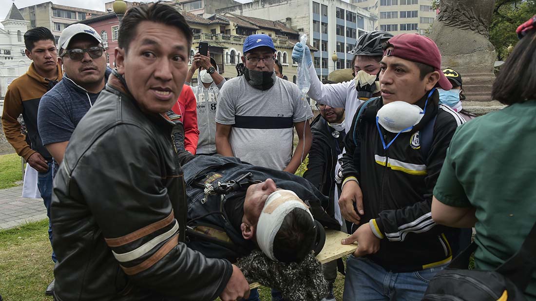 ECUADOR-ECONOMY-IMF-OIL-PROTEST