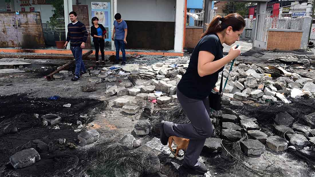ECUADOR-ECONOMY-IMF-OIL-PROTEST