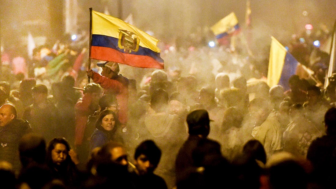 ECUADOR-ECONOMY-IMF-OIL-PROTEST