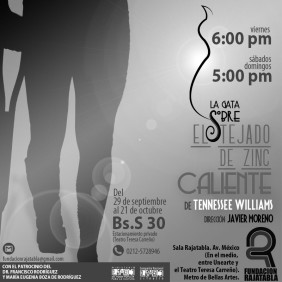 FLYER La gata bajo el tejado de zinc caliente APROBADO