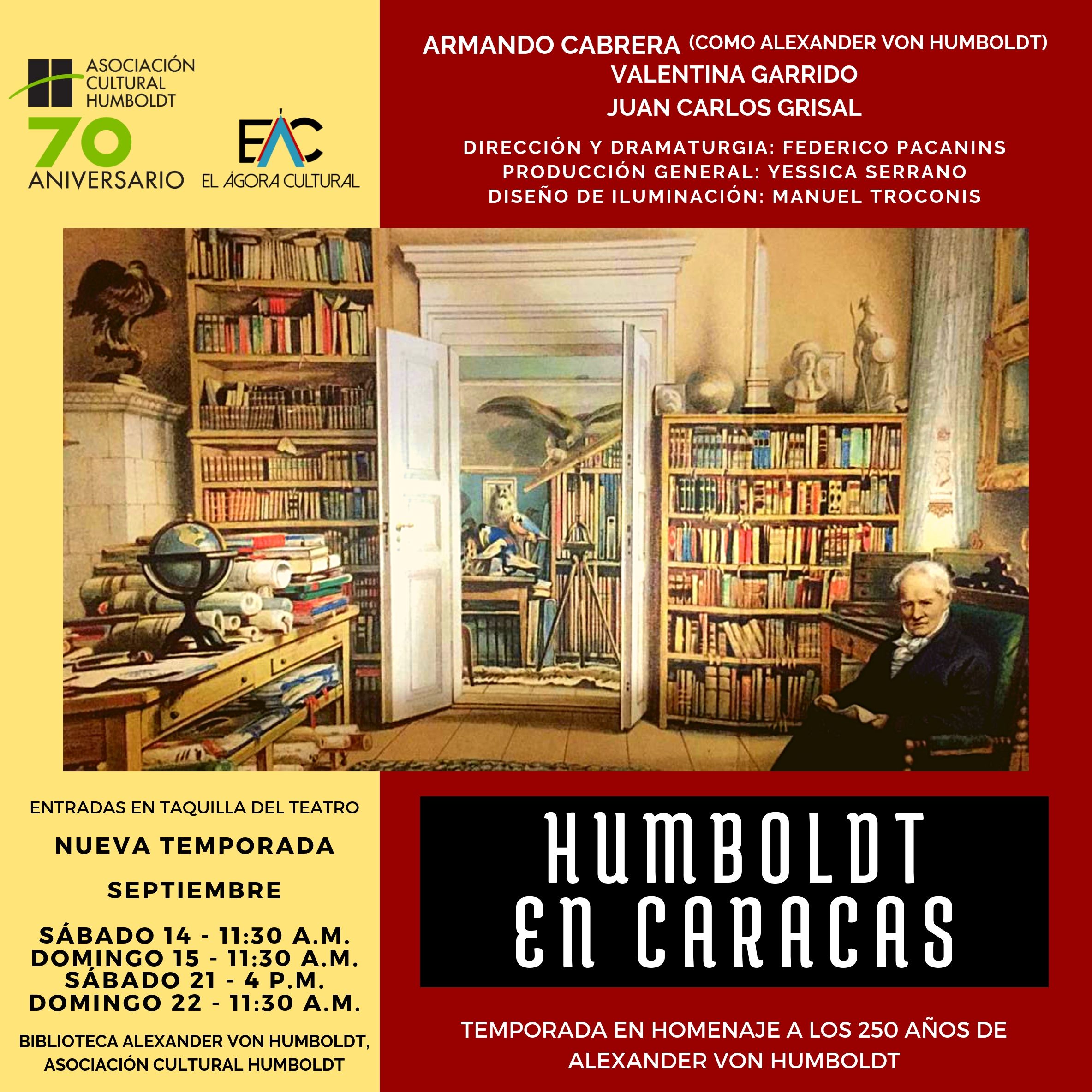 Flyer - Humboldt en Caracas