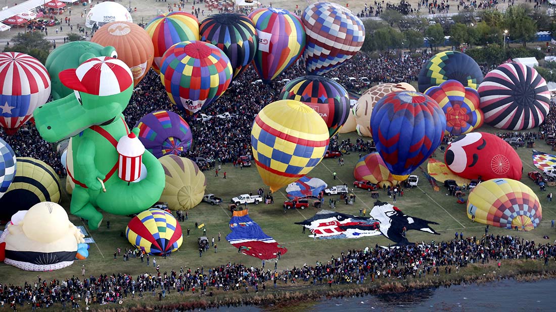 Festival Internacional del Globo 2017 en León, México