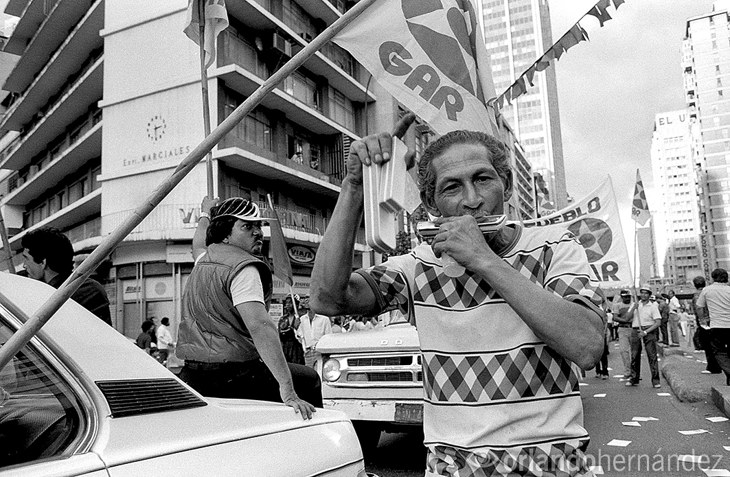 JVR Caminata 1983 Foto OrlandoHernandez