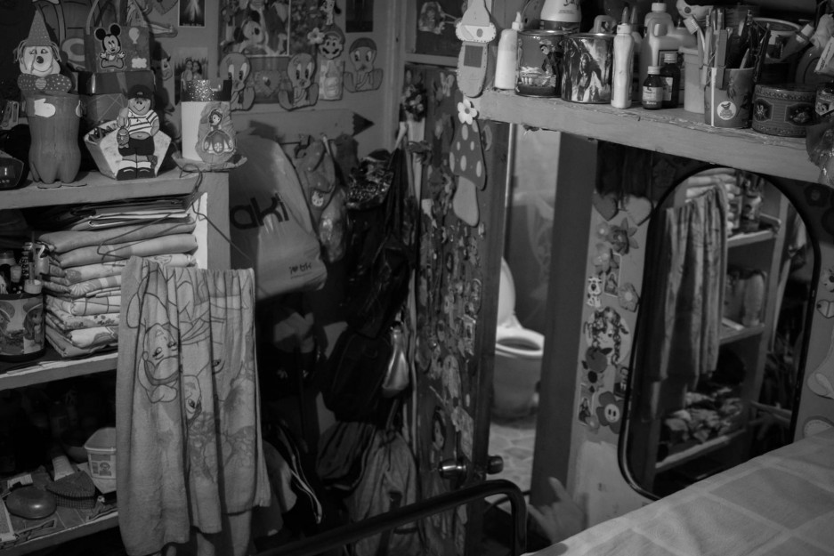 Una de las habitaciones de la familia Centeno.