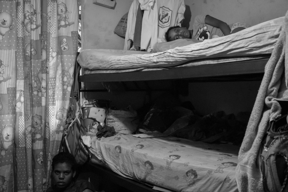 Una de las habitaciones de la familia Centeno.