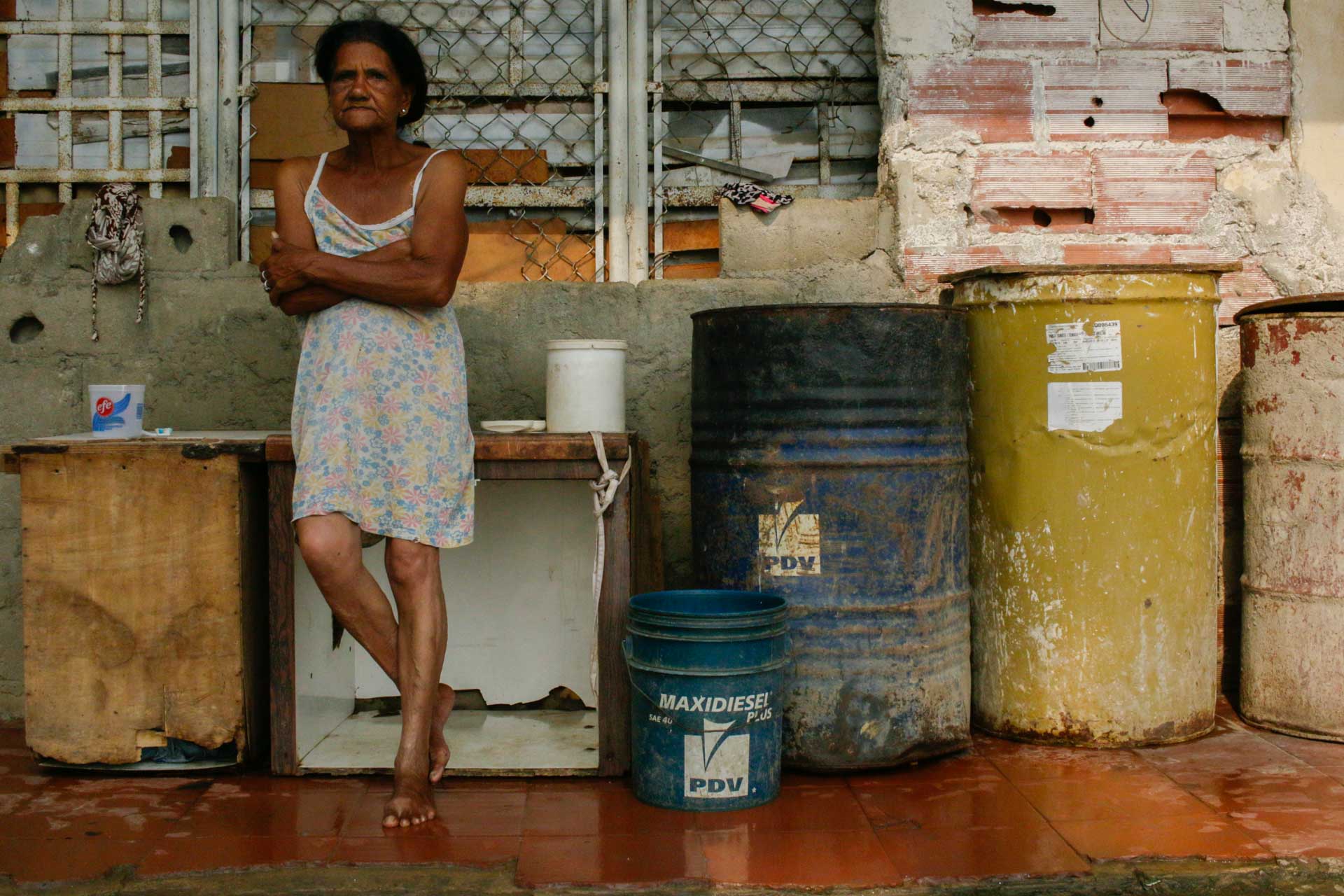 Escabiosis almacenamiento agua