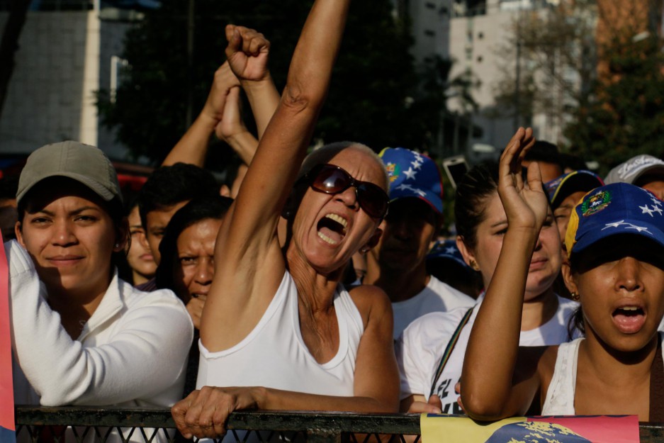 MarchaLeopoldoLópezGrito
