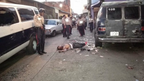 Malandro muerte en El Observatorio
