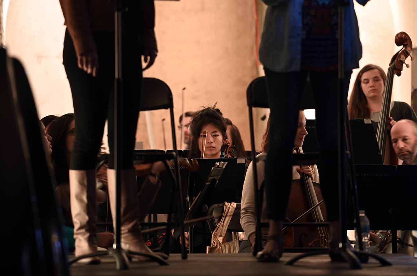 In Brooklyn catacombs, classical music rises among the dead