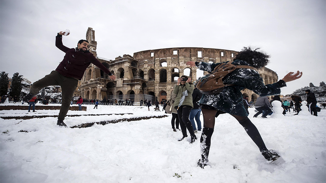 Ola de frio Italia Roma- EFE
