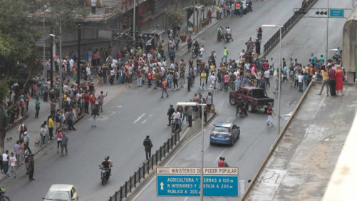 PROTESTAS CENTRO CARACAS