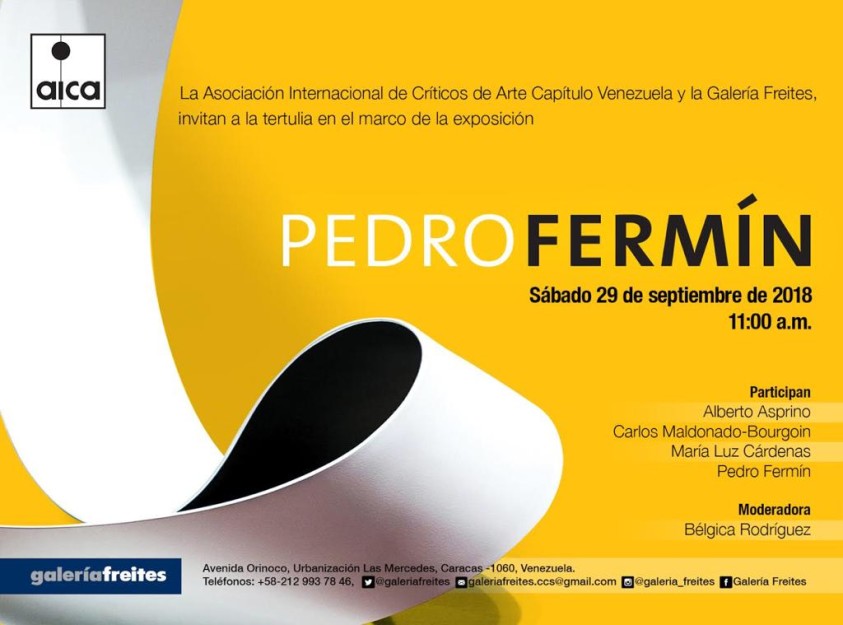 Pedro Fermín en la Galería Freites