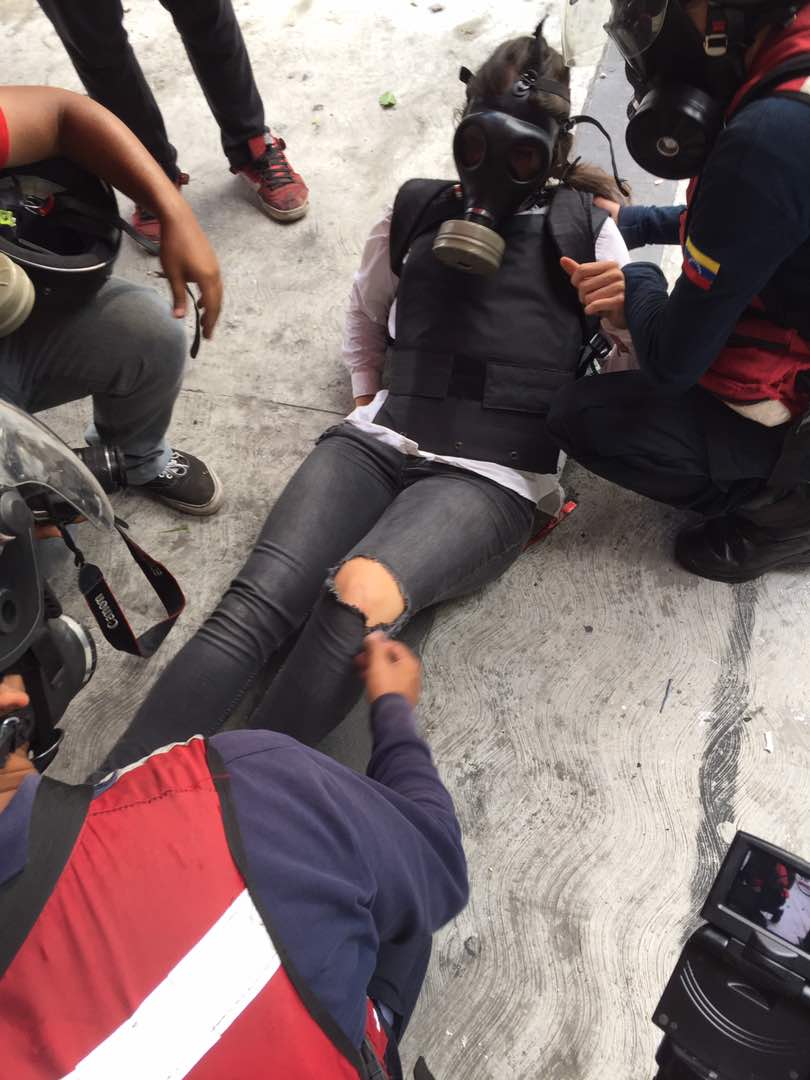Periodista herida