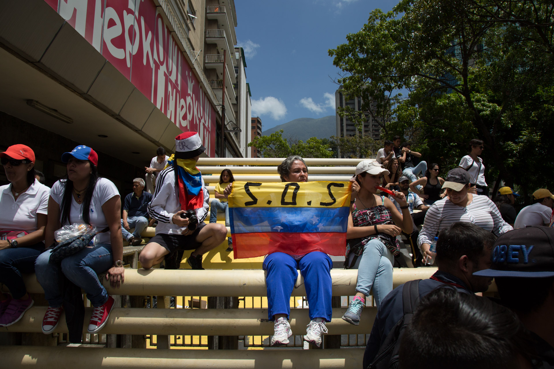 Foto: Andrea Hernandez / Protestas en Caracas 1 abril de 2017