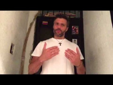 Video de Leopoldo desde la cárcel de Ramo Verde