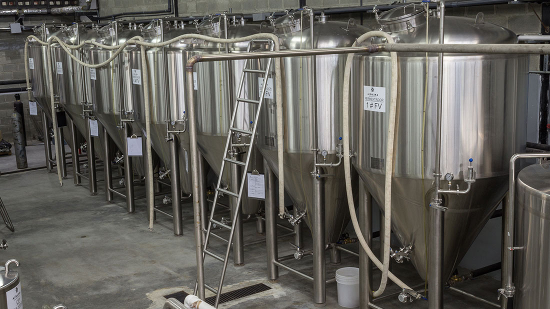 Planta de la cervecería Aldarra