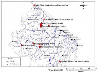 coltan en Guyana