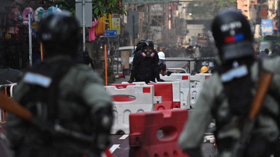 HONG KONG-CHINA-politics-unrest-CRIME