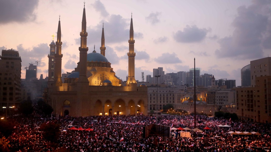 LEBANON-POLITICS-DEMO