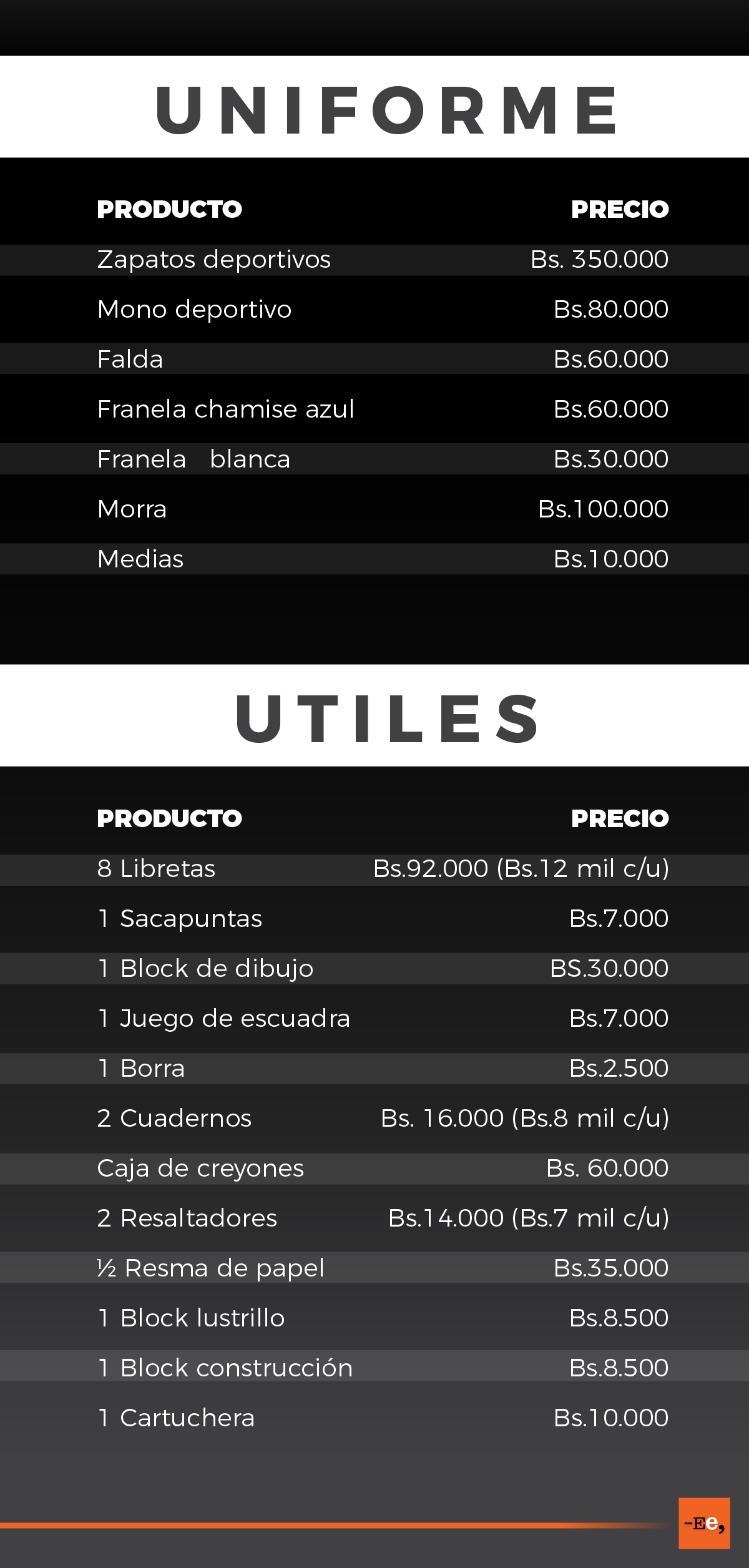 lista de utiles Artboard 1