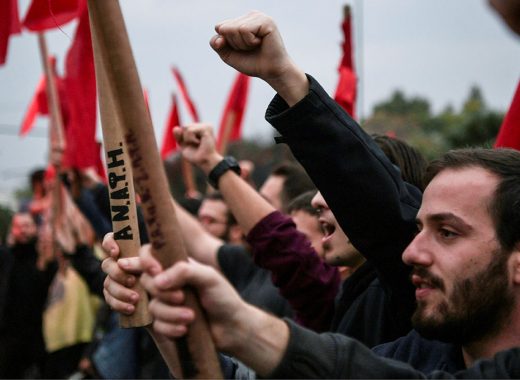Grecia protestas de estudiantes