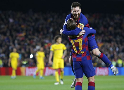 Barcelona cabalga en la Champions League con Messi jefe de la vanguardia