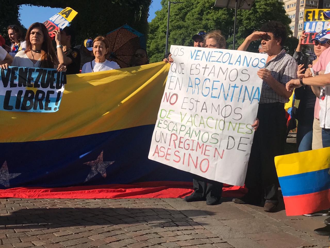 Venezolanos en Argentina se unen a la protesta del 16 de noviembre convocada por Juan Guaidó