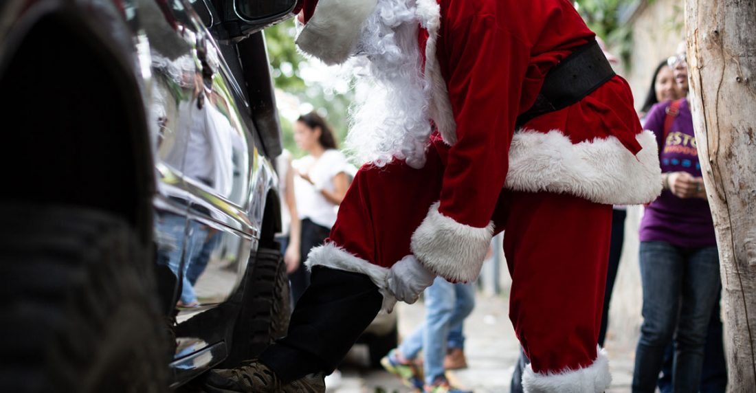 Santa En Las Calles