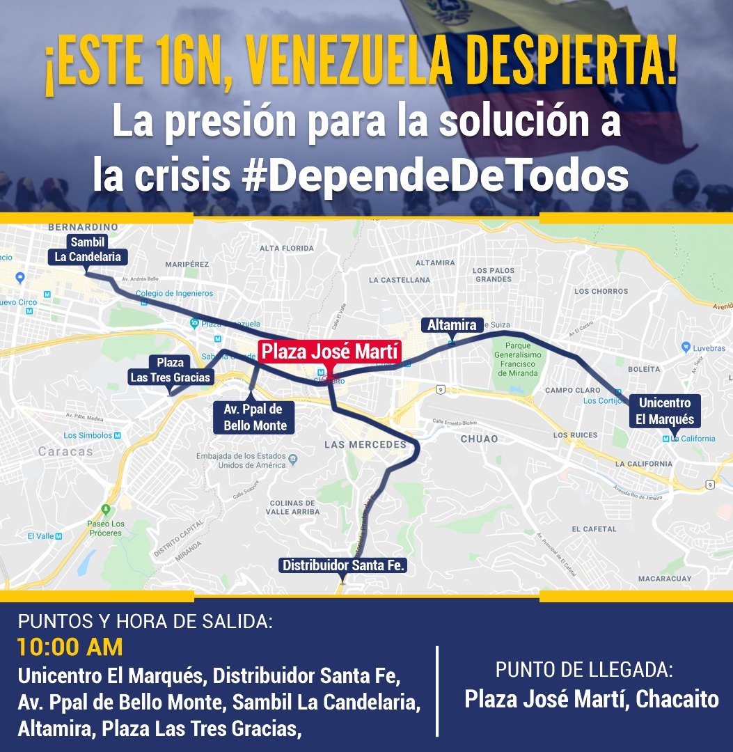 Marcha 16 de noviembre. Foto: Cortesía