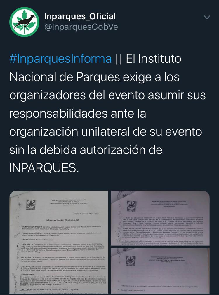 Inparques Concierto