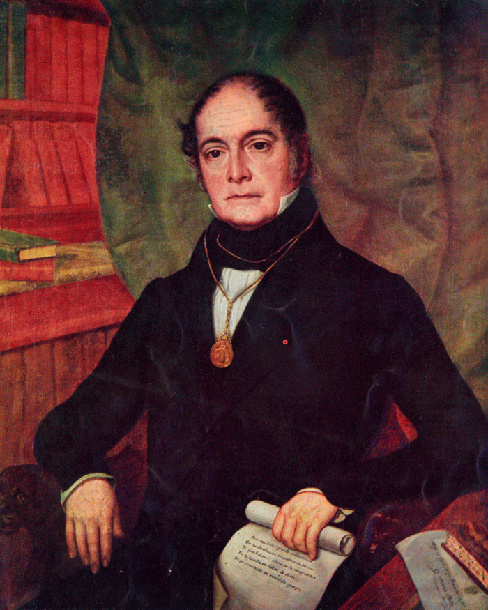 Retrato anónimo de Andrés Bello. Archivo