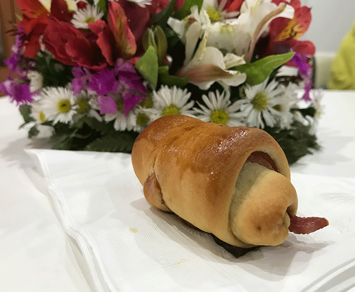 mini pan de jamón