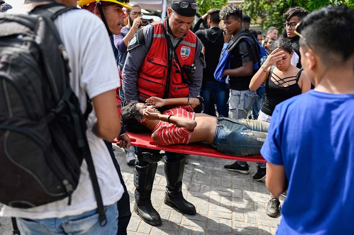 Al menos tres muertos y 19 heridos fue el saldo que dejaron varios disturbios en la puerta del Parque Francisco de Miranda, conocido como Parque del Este