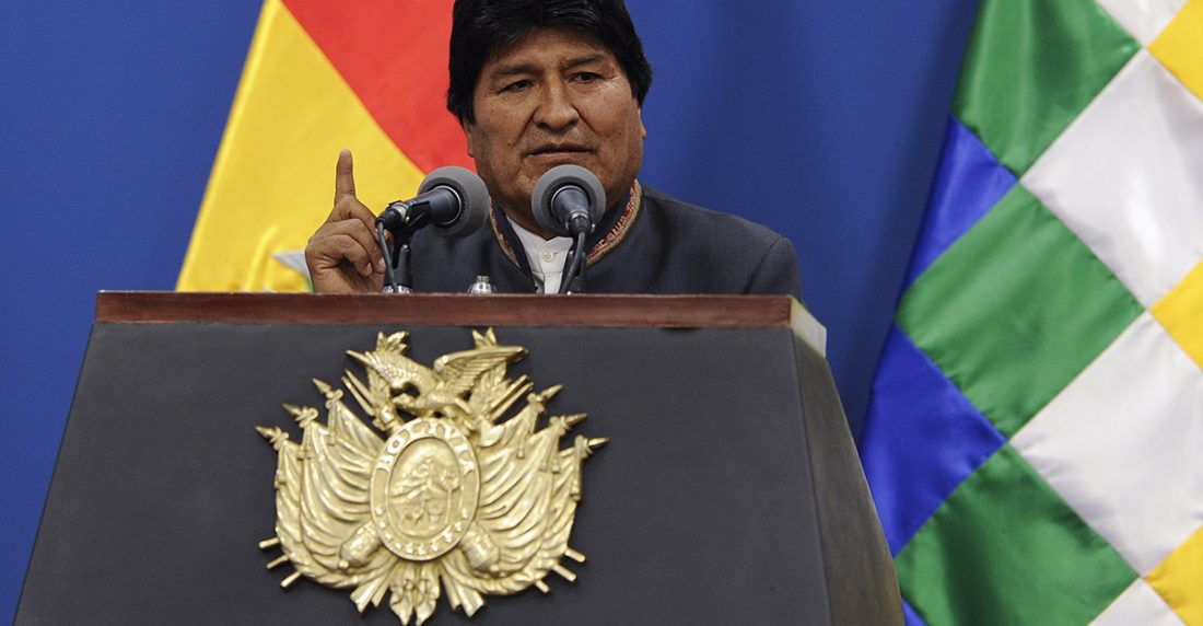 Evo Morales elije candidato