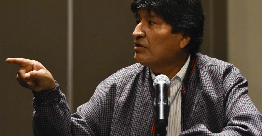 Evo Morales. Foto: AFP