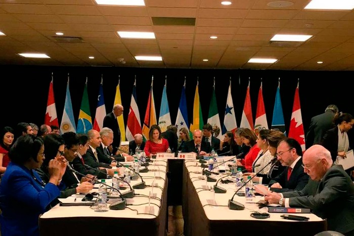 El Grupo de Lima reunirá en el medio de una crisis venezolana estancada, una ola de protestas antigubernamentales en Chile y una Argentina a punto de regresar al peronismo - TIAR