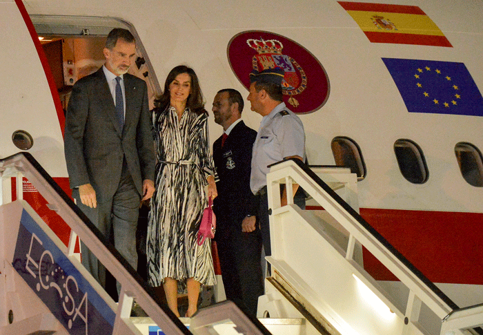 Reyes españoles en La Habana. Foto: AFP
