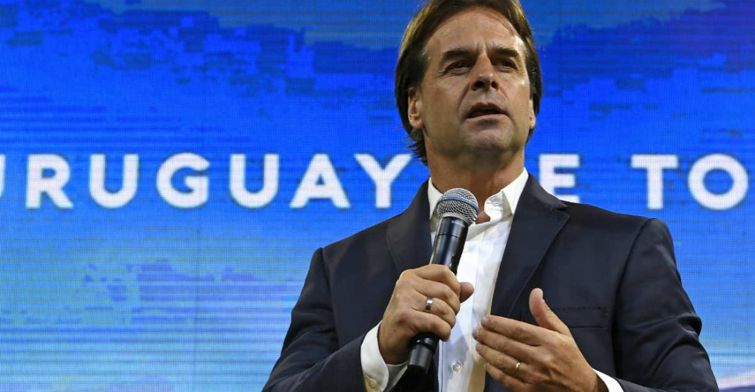 Luis Lacalle Pou, presidente electo de Uruguay. AFP
