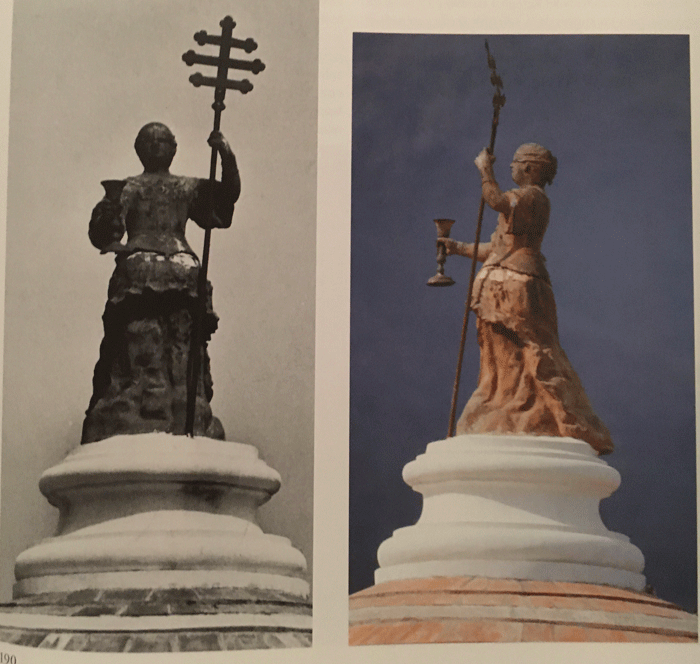 "La fe", escultura de Juan Pedro López. Foto: Cortesía