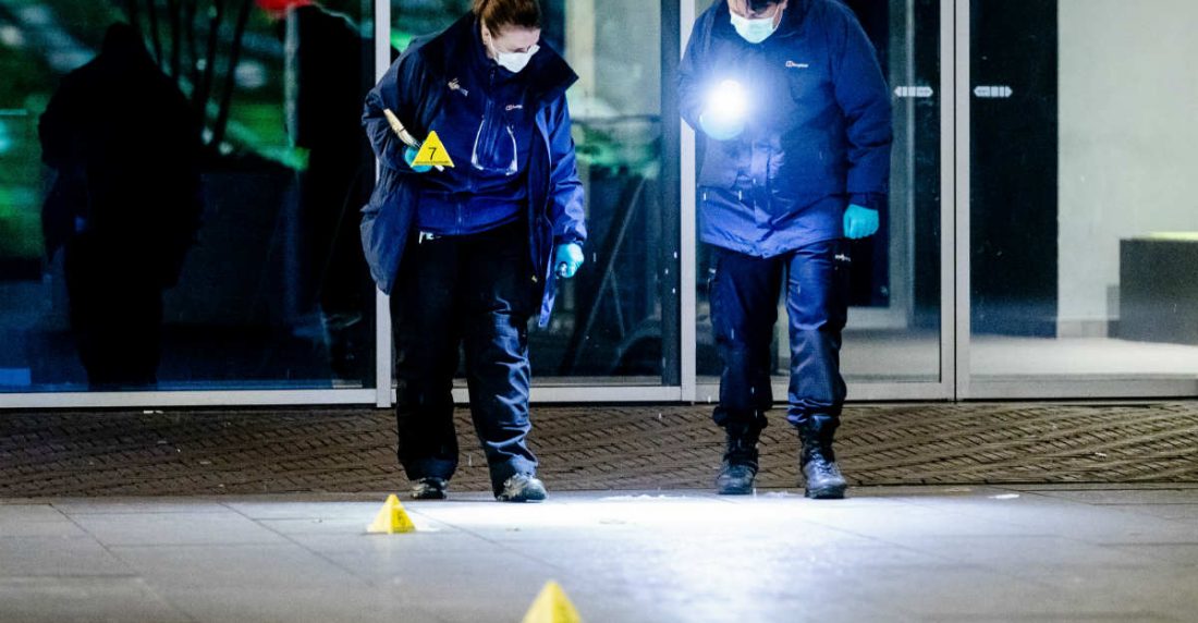 Atentado terrorista en La Haya, noviembre de 2019. AFP