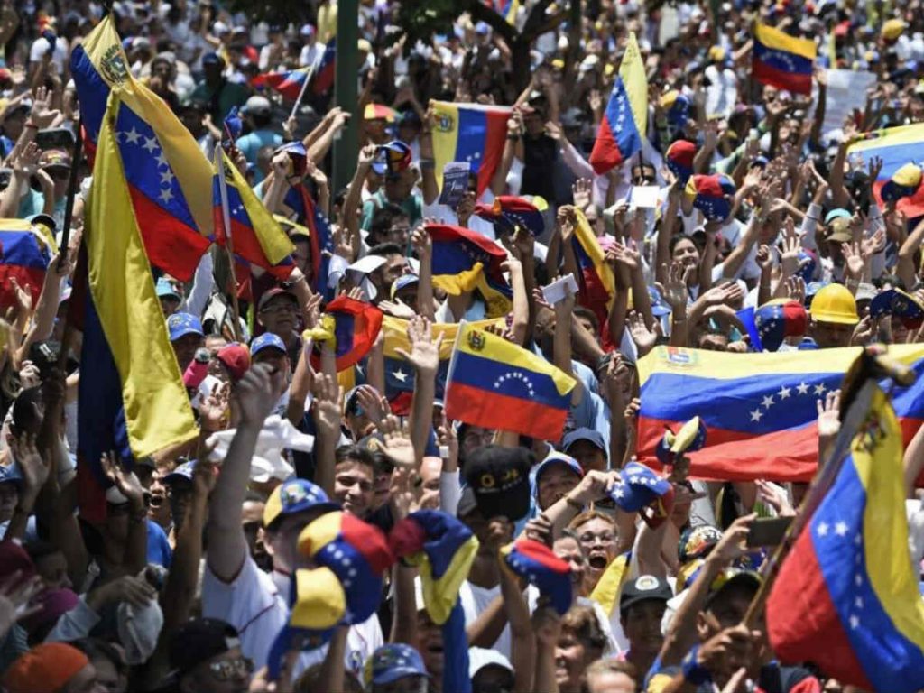 Marchas en Venezuela. Foto: AFP / referencial