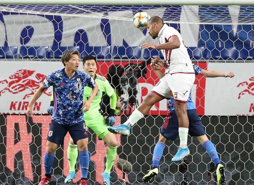 Venezuela goleó este martes a su similar Japón, por 1-4, en el que Salomón Rondón anotó un triplete y fue la punta de la lanza